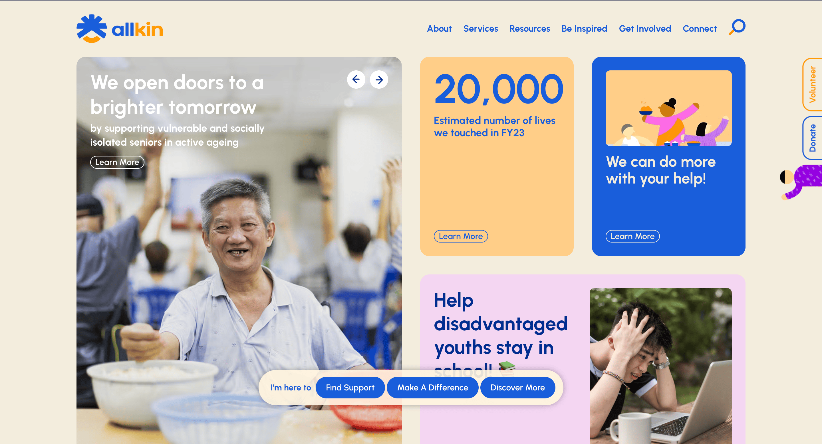 Allkin Homepage