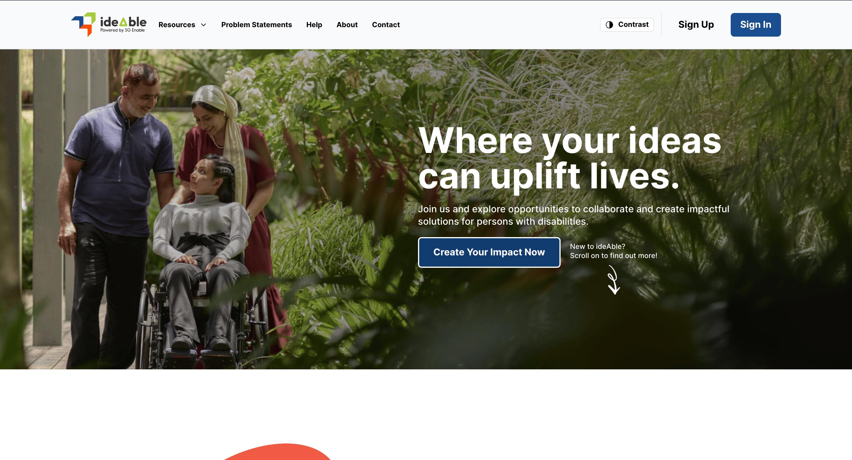 ideAble Homepage